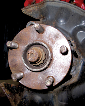the hub flange is ground zero for pulsation problems. any runout in the flange will be magnified by the rotor. before the flange is measured, most of the corrosion should be removed. 