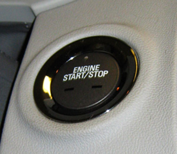 the lacrosse comes with a keyless ignition system. it is a good idea to keep the key away from the vehicle while servicing the brakes or any underhood work. 