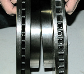light-weight rotor with thin plates.