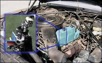 figure 1: the 1981 cadillac l62 v8-6-4 was the first full production pioneer of cylinder deactivation. this ill-fated attempt lasted for only one year in standard vehicles and went through 1984 in limos. the inset shows a cross section view of the gm-eaton deactivation solenoids. 