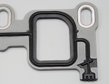 gm has redesigned the intake manifold service gaskets for some of their problem applications. they’ve changed the sealing beads from silicone rubber to a tougher material called fluoroelastomer (fkm) rubber, which is much more resistant to oils, solvents and chemical attack.