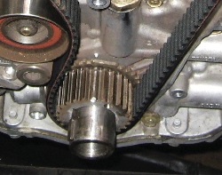 Photo 7: Some of the marks can be difficult to spot unless they’re highlighted. This picture is from an in-line 6-cylinder model, not a V8.