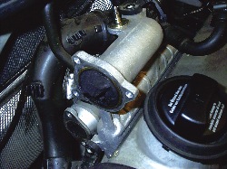 photo 3: there is a significant loss of power when the intake is plugged.