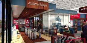 an enhanced customer lounge for customers waiting on vehicle repairs and service will feature aesthetics and amenities on par with many high-end dealerships, including free high-speed wi-fi access.
