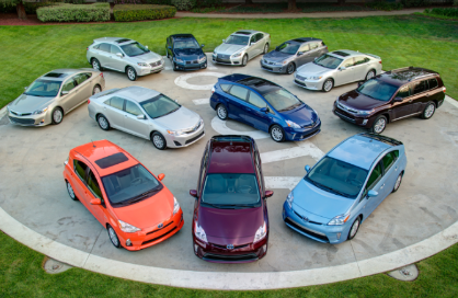Twelve Toyota and Lexus hybrid models are currently available in the U.S.