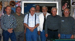 Members of the Independent Automobile Repairmen's Association at the group's final meeting are, left to right: Ernie Musser, Brecknock Township; Bob Katzaman, Bern Township; Paul Lesher, Spring Township; Jim Althouse Jr., Wyomissing; George Freeman, Spring; Jim Althouse Sr., Wyomissing; and Jerry Hartman, Fleetwood. (Courtesy of Bob Katzaman)