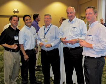 TEDA members enjoy networking at the Manufacturers’ Cocktail Reception.