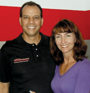 Dave Arce and his wife Sandy.